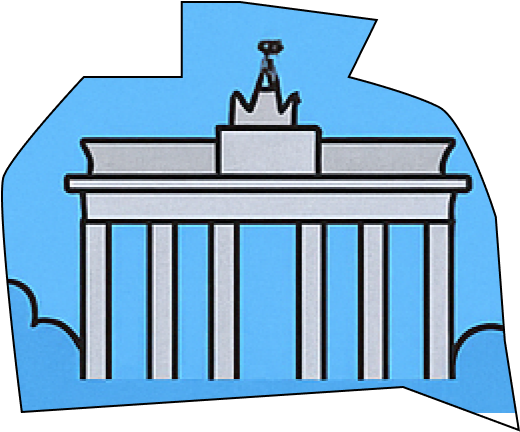 Floating Brandenburg Gate